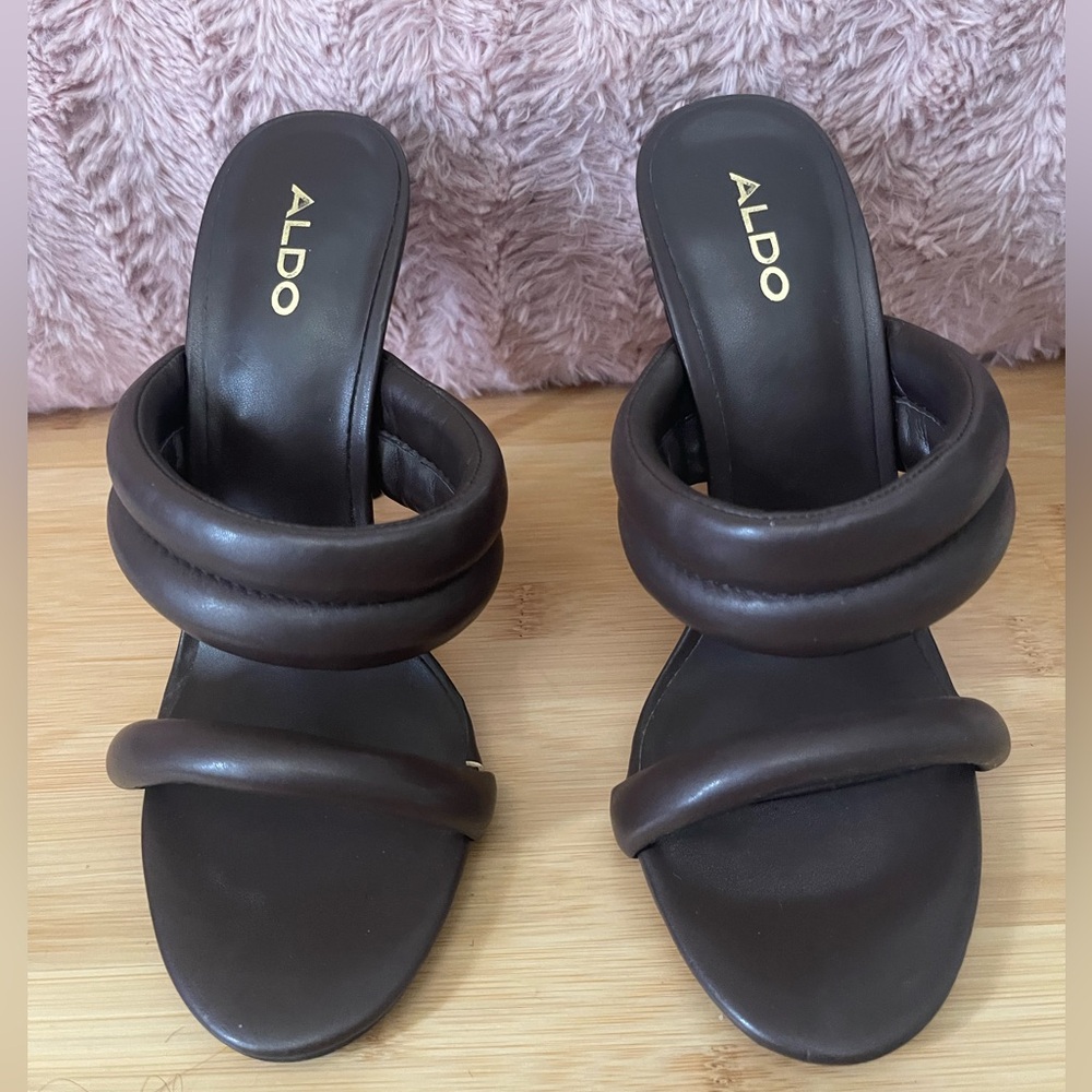 Aldo brown heels